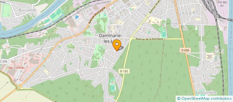 localisation de l'entreprise MADAME CINDY MORETTI à DAMMARIE-LES-LYS