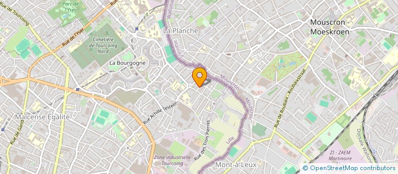 localisation de l'entreprise MADAME CINDY MOREZ  ROUBAIX