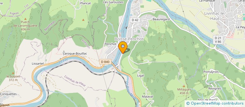 localisation de l'entreprise MADAME CINDY MOULY  BOISSE-PENCHOT