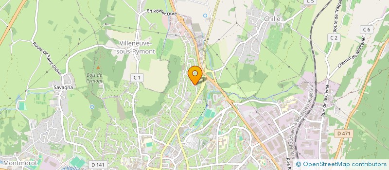 localisation de l'entreprise MADAME CINDY MOURGUES à LONS-LE-SAUNIER
