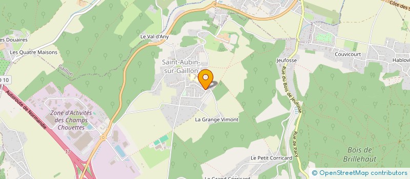 localisation de l'entreprise MADAME CINDY MULLOIS à SAINT-AUBIN-SUR-GAILLON