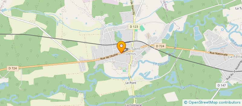 localisation de l'entreprise MADAME CINDY NADAUD  SELLES-SAINT-DENIS