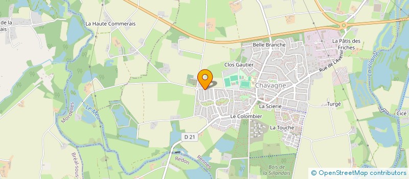 localisation de l'entreprise MADAME CINDY NADESAN  CHAVAGNE