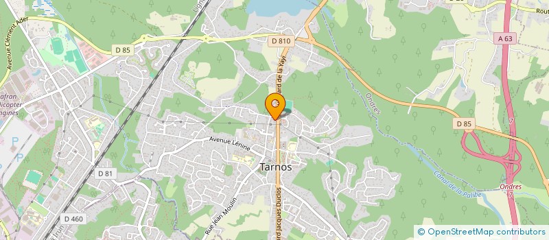 localisation de l'entreprise MADAME CINDY NADINE ALINE LUSSAC  TARNOS