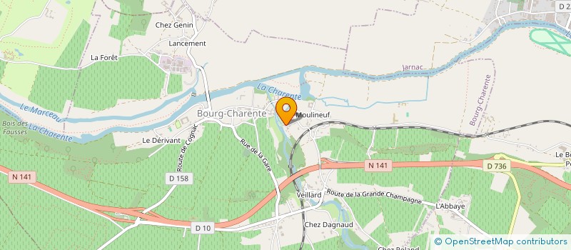 localisation de l'entreprise MADAME CINDY NAUDIN à BOURG-CHARENTE