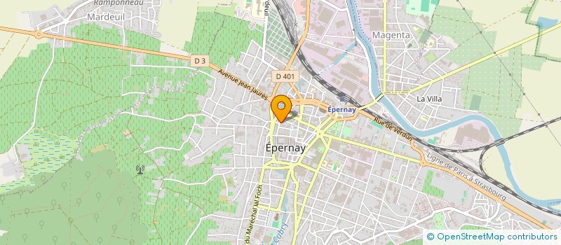 localisation de l'entreprise MADAME CINDY NIVET à EPERNAY