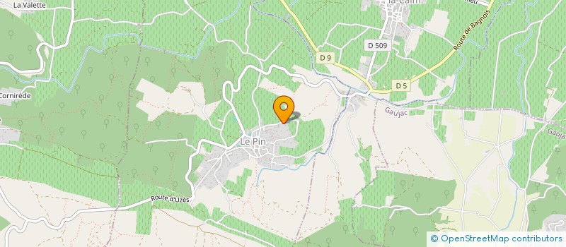 localisation de l'entreprise MADAME CINDY NOEMIE DIT BERTRAND à LE PIN