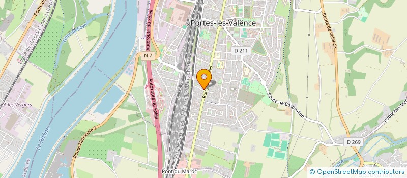 localisation de l'entreprise MADAME CINDY ODE  PORTES-LES-VALENCE