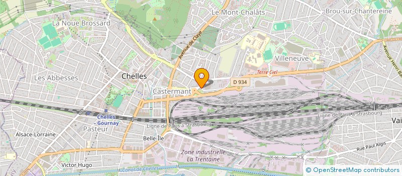 localisation de l'entreprise MADAME CINDY OLIVIER  CHELLES