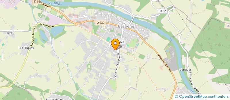 localisation de l'entreprise MADAME CINDY PARREZ  BESSIERES