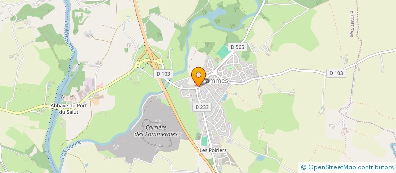 localisation de l'entreprise MADAME CINDY PAULOIN  ENTRAMMES