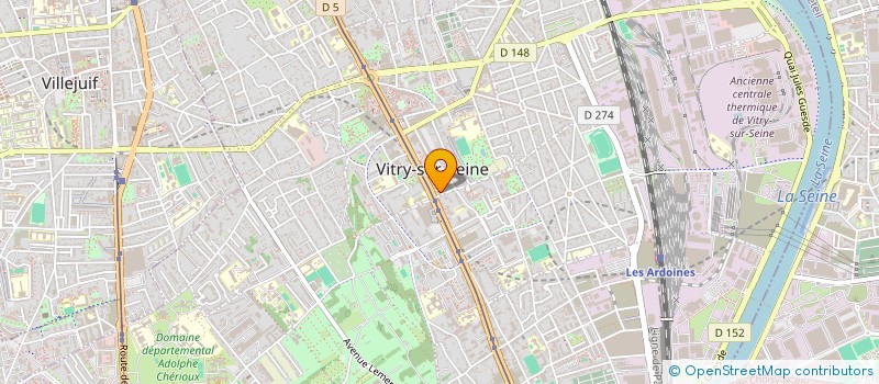 localisation de l'entreprise MADAME CINDY PEICH  VITRY-SUR-SEINE