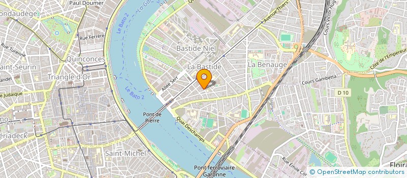 localisation de l'entreprise MADAME CINDY PEREIRA  BORDEAUX