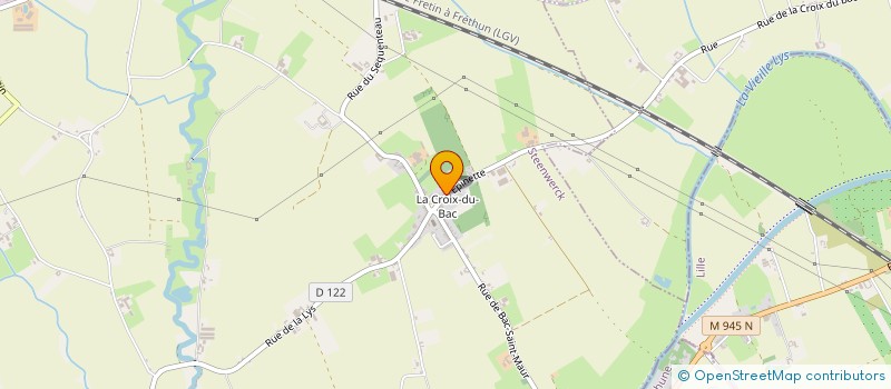 localisation de l'entreprise MADAME CINDY PEREIRA CUNHA  STEENWERCK