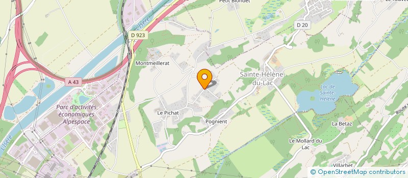 localisation de l'entreprise MADAME CINDY PEREIRA DE SOUSA  SAINTE-HELENE-DU-LAC