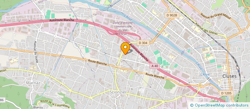 localisation de l'entreprise MADAME CINDY PEREZ  SCIONZIER