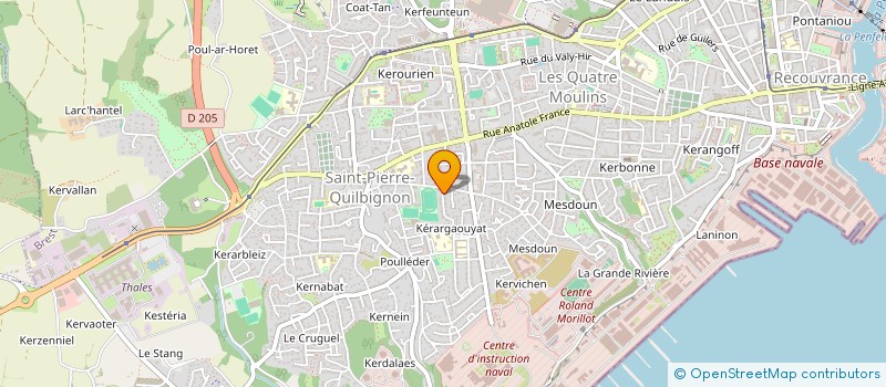 localisation de l'entreprise MADAME CINDY PERROS à BREST