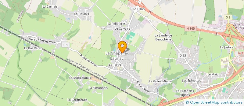 localisation de l'entreprise MADAME CINDY PETIT  LA CHAPELLE-LAUNAY