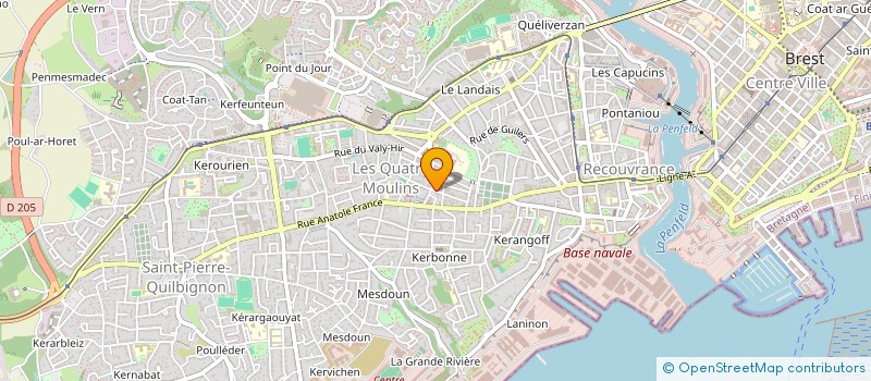 localisation de l'entreprise MADAME CINDY PETTON à BREST