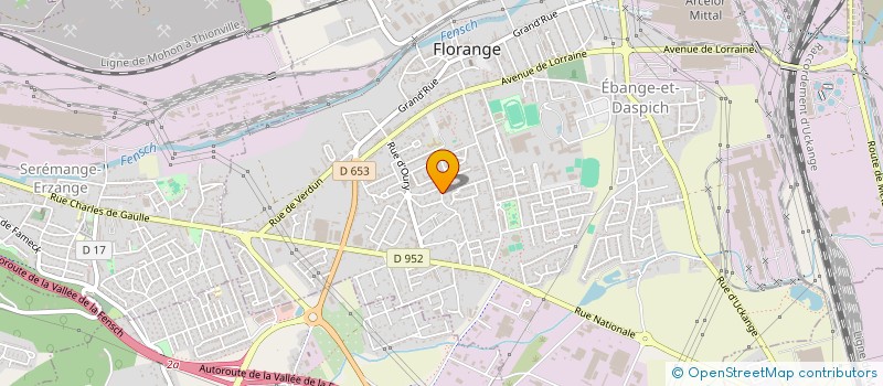 localisation de l'entreprise MADAME CINDY PHILIPPE  FLORANGE