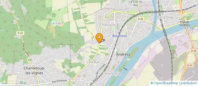 localisation de l'entreprise MADAME CINDY PHILIPPON à ANDRESY