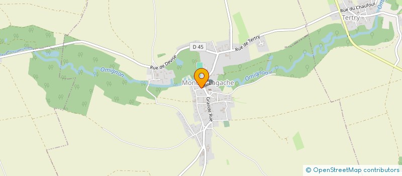 localisation de l'entreprise MADAME CINDY PICARD  MONCHY-LAGACHE