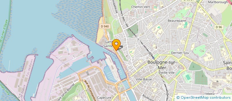 localisation de l'entreprise MADAME CINDY PICOT  BOULOGNE-SUR-MER