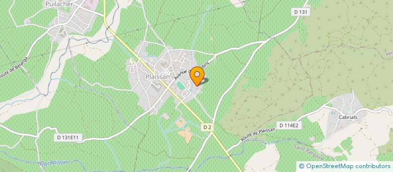 localisation de l'entreprise MADAME CINDY PINGAUD  PLAISSAN