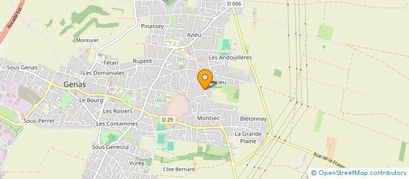 localisation de l'entreprise MADAME CINDY PINTO à GENAS