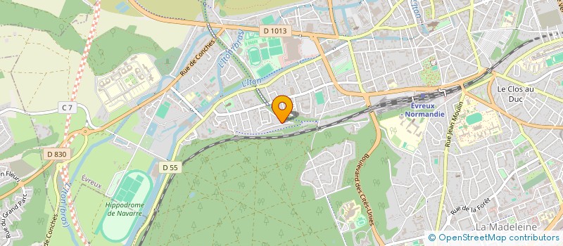localisation de l'entreprise MADAME CINDY PIZZINATO à EVREUX