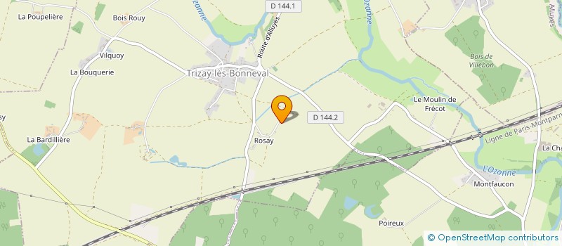 localisation de l'entreprise MADAME CINDY POIRIER à TRIZAY-LES-BONNEVAL