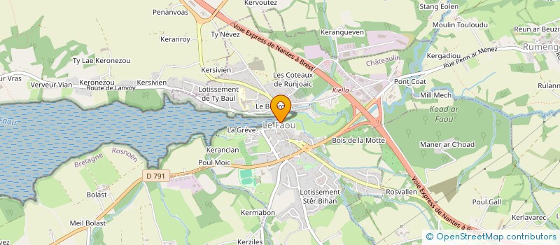 localisation de l'entreprise MADAME CINDY POL  LE FAOU