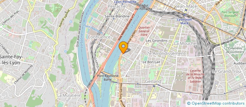 localisation de l'entreprise MADAME CINDY PONCET  LYON