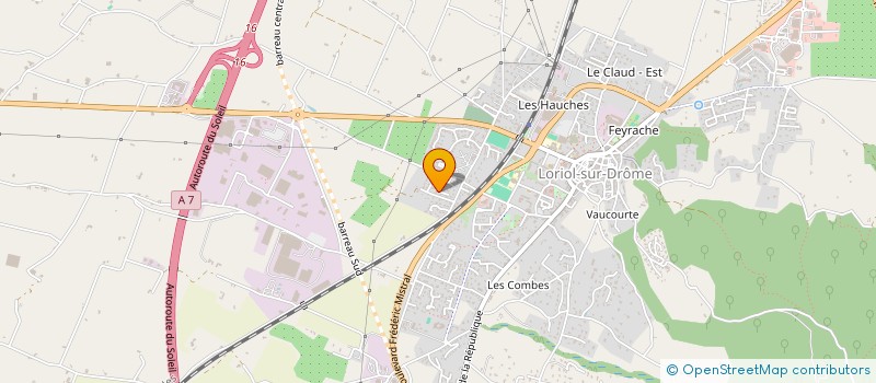 localisation de l'entreprise MADAME CINDY PONCON  LORIOL-SUR-DROME