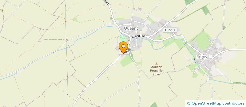 localisation de l'entreprise MADAME CINDY PORTNER  QUEANT