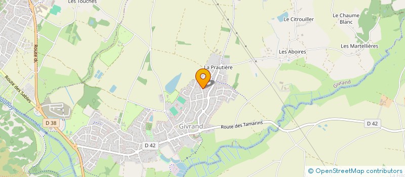 localisation de l'entreprise MADAME CINDY POSIERE  GIVRAND