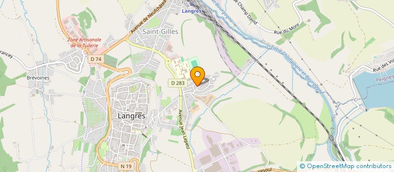 localisation de l'entreprise MADAME CINDY POURCHET à LANGRES