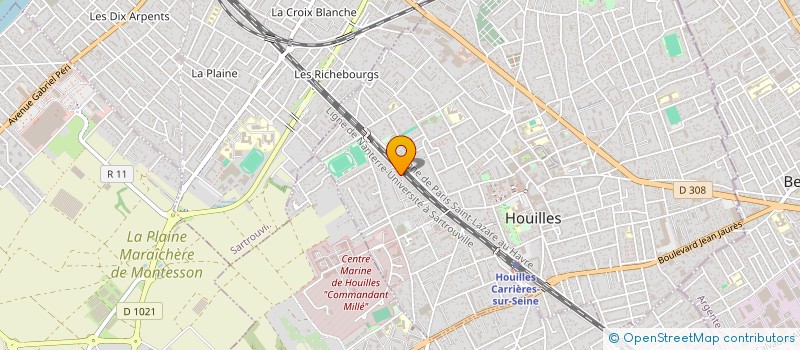 localisation de l'entreprise MADAME CINDY PRADELLE  HOUILLES