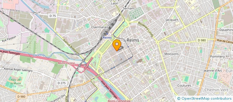 localisation de l'entreprise MADAME CINDY PRUDHOMME  REIMS