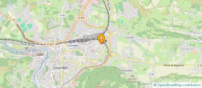 localisation de l'entreprise MADAME CINDY QUILLET  LOURDES