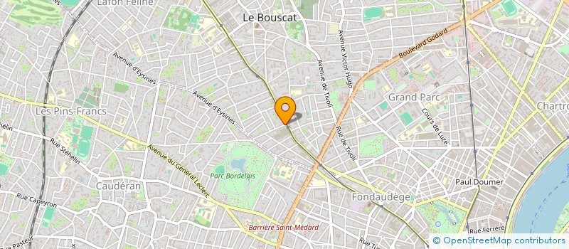 localisation de l'entreprise MADAME CINDY RACARY  BORDEAUX