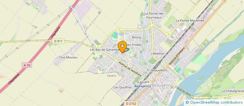 localisation de l'entreprise MADAME CINDY RAGUENET à BEAUGENCY