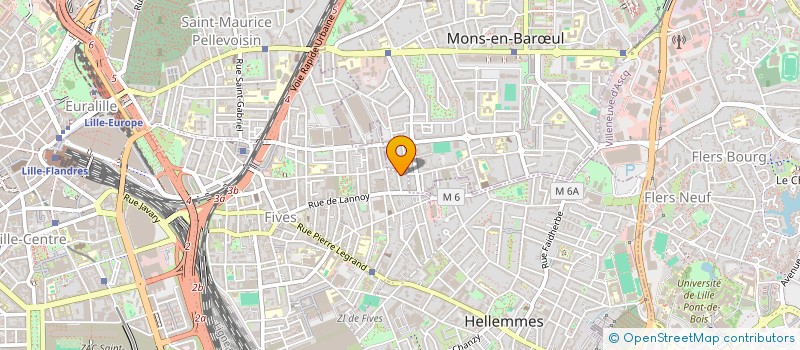 localisation de l'entreprise MADAME CINDY RAUSA à LILLE