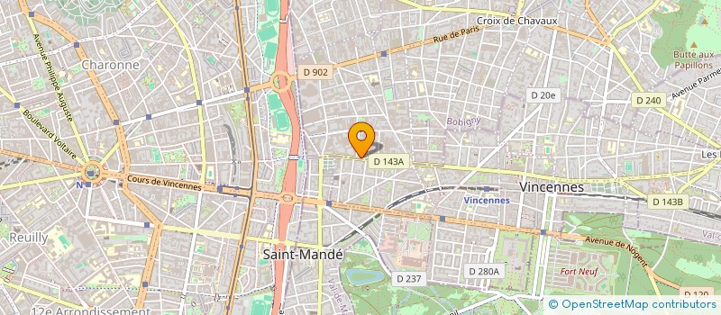 localisation de l'entreprise MADAME CINDY RECOQUE à MONTREUIL