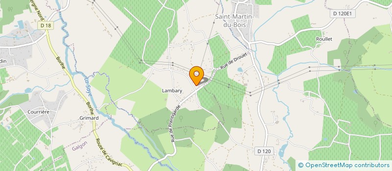 localisation de l'entreprise MADAME CINDY REINHARD  SAINT-CIERS-D'ABZAC