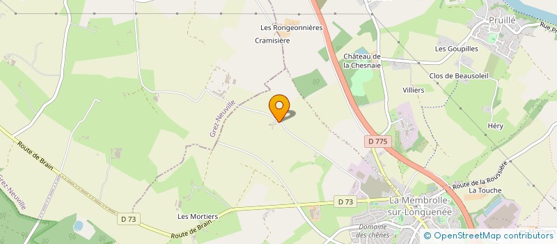 localisation de l'entreprise MADAME CINDY RETIF à LONGUENEE-EN-ANJOU
