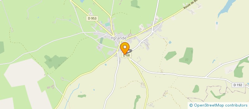 localisation de l'entreprise MADAME CINDY RIES  YGRANDE