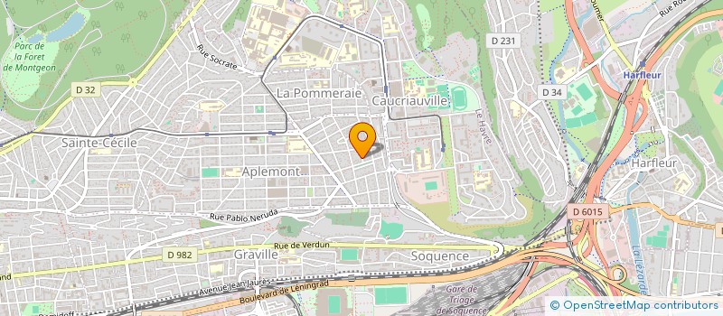 localisation de l'entreprise MADAME CINDY RIGOLLOT  LE HAVRE