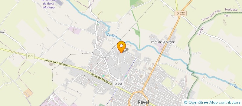 localisation de l'entreprise MADAME CINDY RINGUET  REVEL