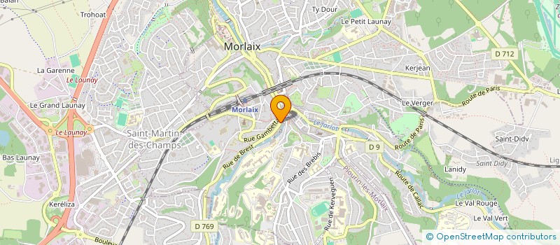 localisation de l'entreprise MADAME CINDY RIOU  MORLAIX